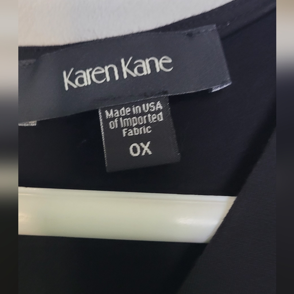 Karen Kane Black Lace Sleeve Dress NWT 0X - Picture 5 of 8